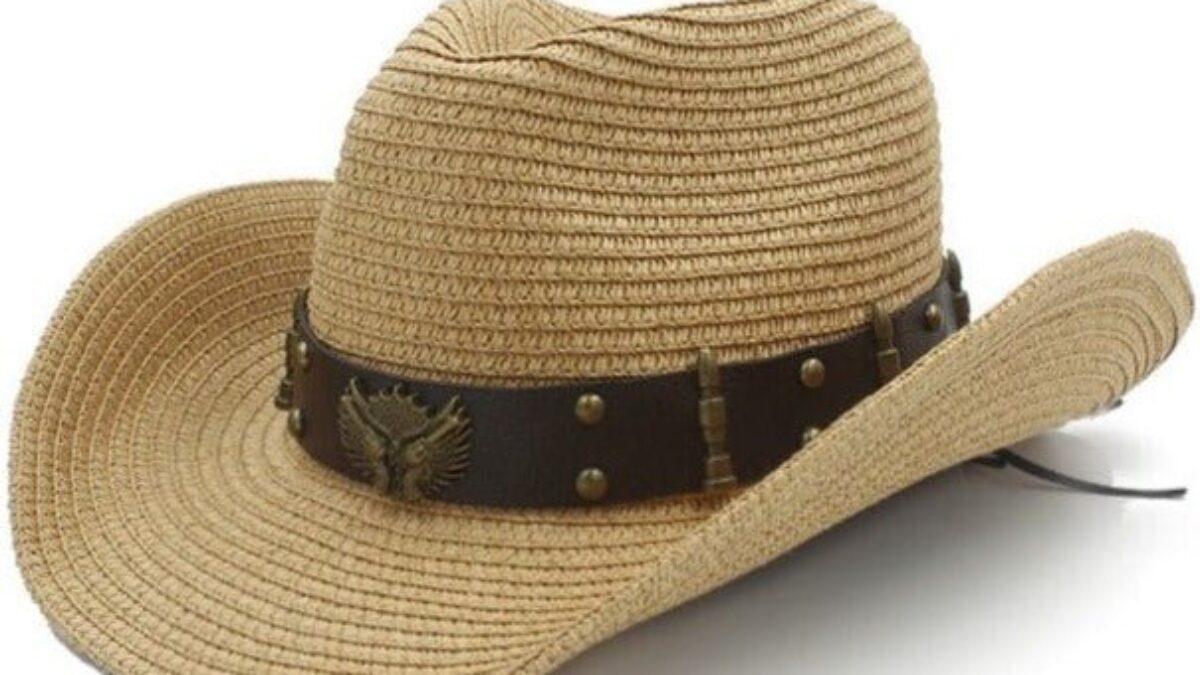 Chapeau De Cowboy Summit Paille Ventilé Or Et Crin De Cheval - Taille Medium - Occasion