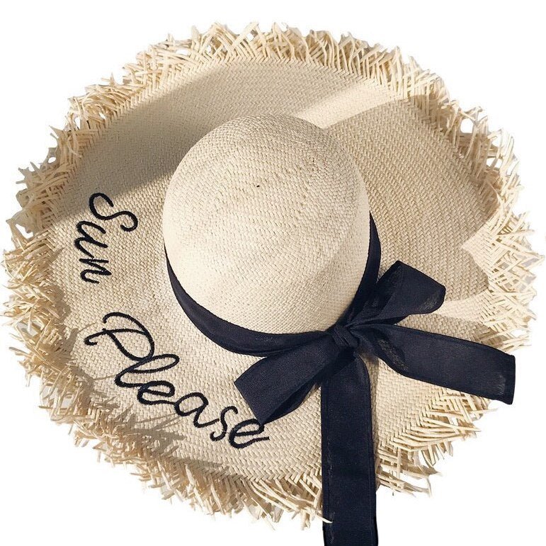 Lot De 2 Chapeaux En Paille Légers Pour Enfants - Protection Solaire, Décoration, Idéal Pour Peinture, Maternelle, école